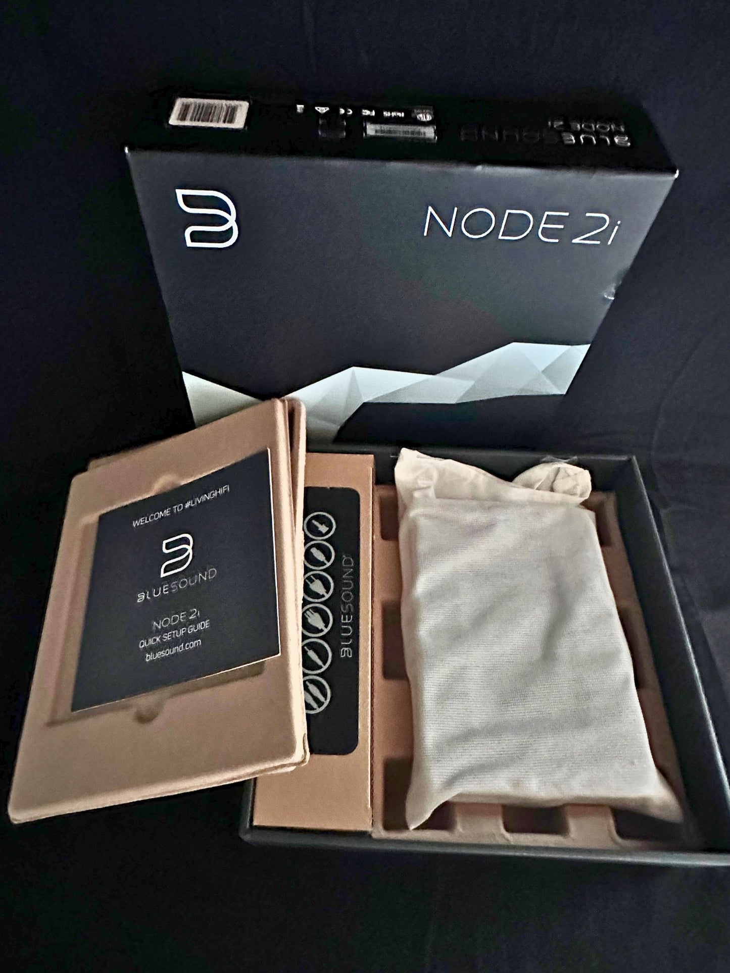Bluesound Node 2i Wireless Multi-Room Hi-Res Music Streamer — New, Open Box