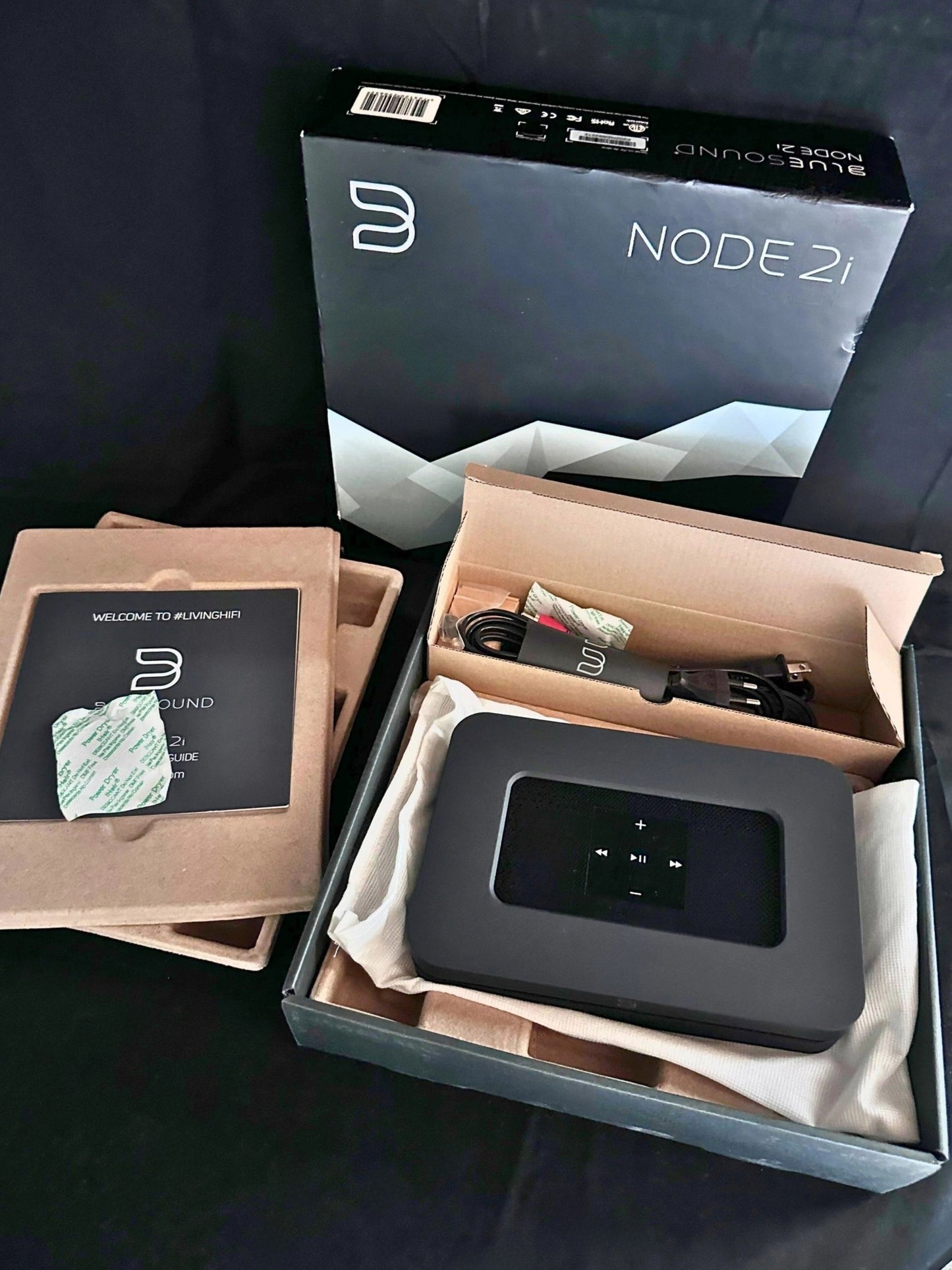 Bluesound Node 2i Wireless Multi-Room Hi-Res Music Streamer — New, Open Box